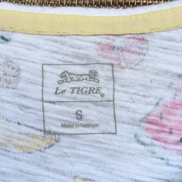 Le Tigre Fruit print tshirt. - Picture 3 of 4